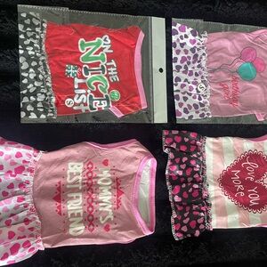 Pet Dog Pink 'Mommy's Best Friend' Heart Dress - Cute Pink! Get all 4 for $11.00